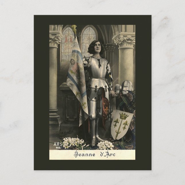 Joan of Arc Postkarte (Vorderseite)