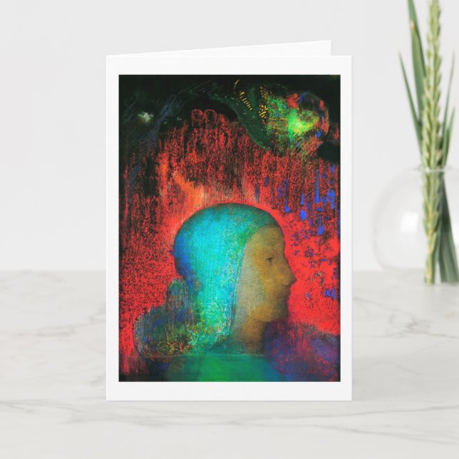 Joan of Arc, Redon Karte (Vorderseite)