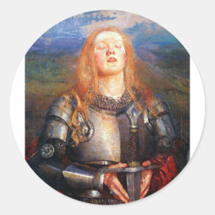 Joan of Arc Runder Aufkleber