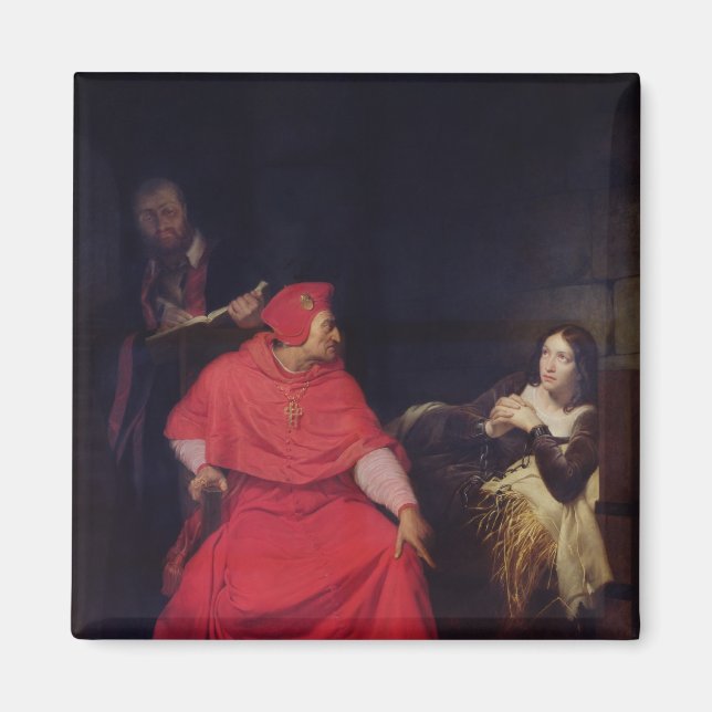 Joan of Arc und der Kardinal von Winchester Magnet (Vorne)