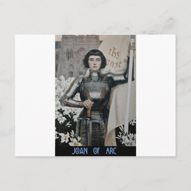 Joan of Arc von Albert Lynch Postkarte (Vorderseite)
