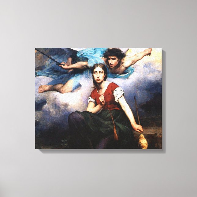 Joan of Arc von Eugène Thirion Leinwanddruck (Vorderseite)