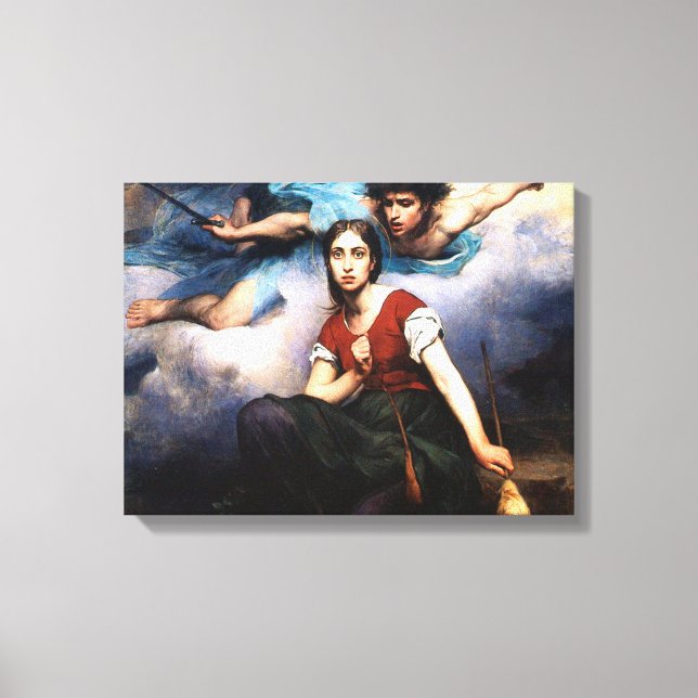 Joan of Arc von Eugène Thirion Leinwanddruck (Vorderseite)