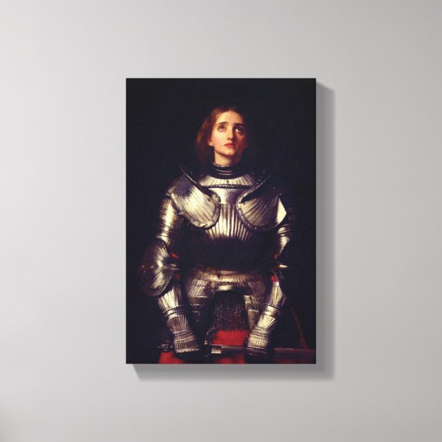 Joan of Arc von John Everett Millais Leinwanddruck (Vorderseite)