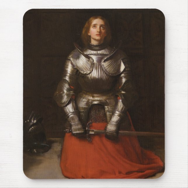 Joan of Arc (von John Everett Millais) Mousepad (Vorne)