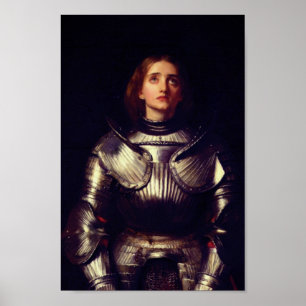 Joan of Arc von John Everett Millais Poster