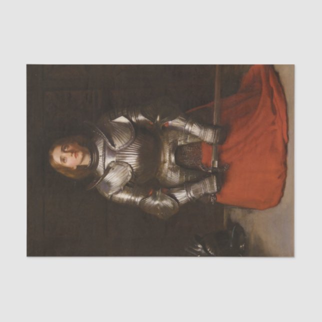 Joan of Arc (von John Everett Millais) Seidenpapier (Vorderseite)