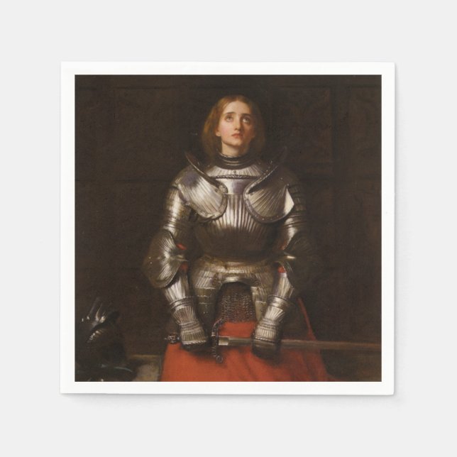 Joan of Arc (von John Everett Millais) Serviette (Vorderseite)