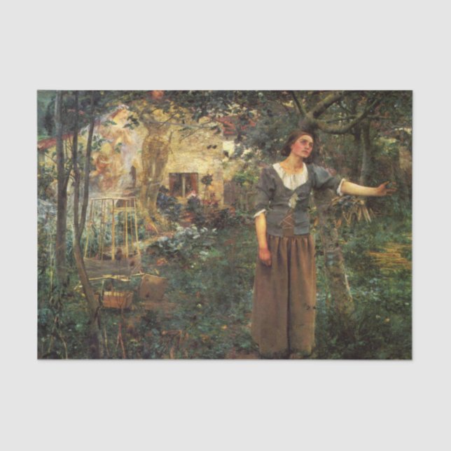 Joan of Arc von Jules Bastien-Lepage Seidenpapier (Vorderseite)