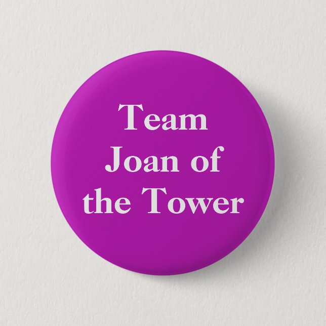 Joan of the Tower, Königin von Schottland Button (Vorderseite)