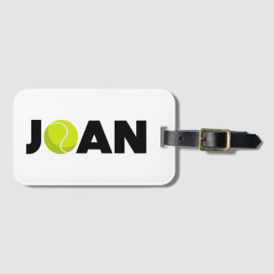 Joan Tennis Gepäckanhänger