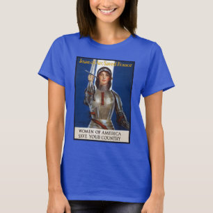 Joan von Arc WPA französisch amerikanischer Femini T-Shirt