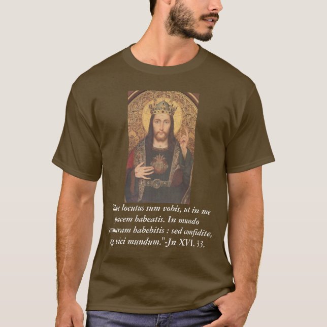 Joannes XVI: 33 (John-16:33) T-Shirt (Vorderseite)
