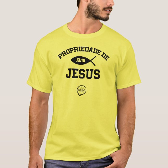 JOÃO 3:16 - Eigentum des Jesus T-Shirt (Vorderseite)