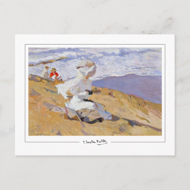 Joaquín Sorolla #18 - Fine Art Postcard Postkarte (Vorderseite)
