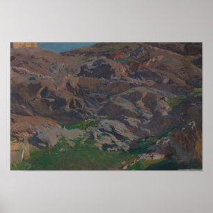 Joaquin Sorolla - Castle San Servando, Toledo Poster