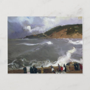Joaquín Sorolla - Das Frühstück von San Sebastian Postkarte