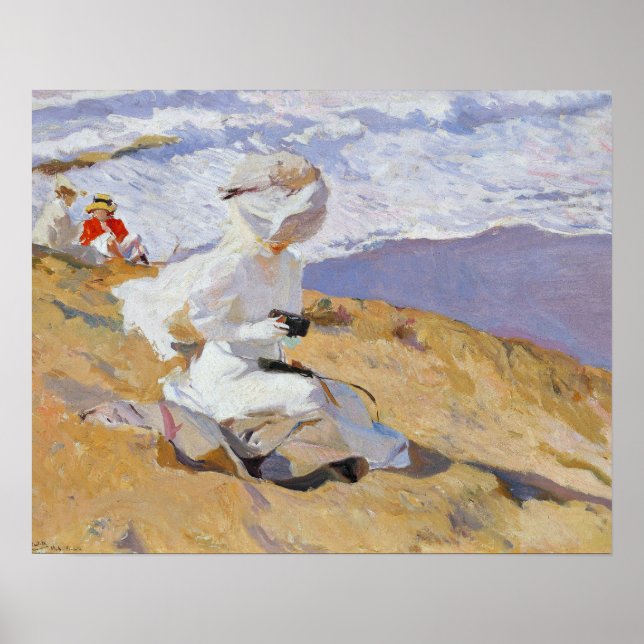 Joaquin Sorolla - Den Moment erfassen Poster (Vorne)