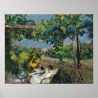 Joaquin Sorolla - Siesta im Garten