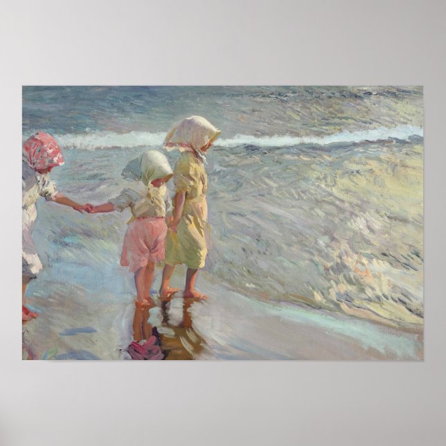 Joaquin Sorolla - The Three Sisters Poster (Vorne)