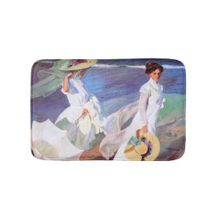 Joaquin Sorolla Women Walking Beach Badematte