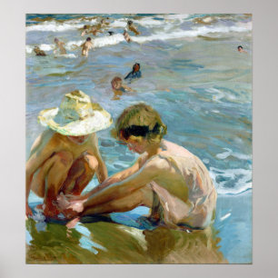 Joaquín Sorolla y Bastida Der verwundete Fuß Poster