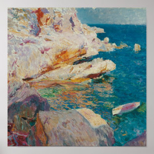 Joaquin Sorolla Y Bastida - Felsen in Javea. Poster