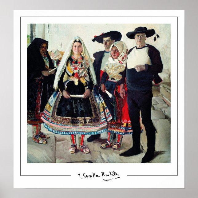 Joaquín Sorolla Zediga Art Poster #3 (Vorne)