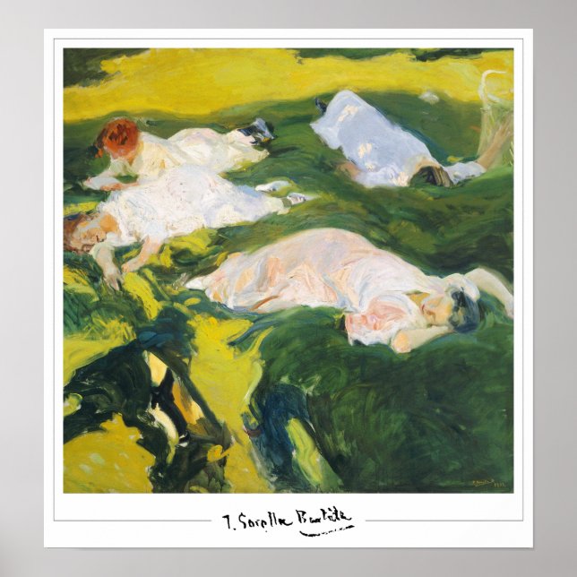 Joaquín Sorolla Zedign Art Poster #29 (Vorne)