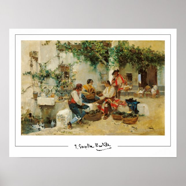 Joaquín Sorolla Zedign Art Poster #442 (Vorne)