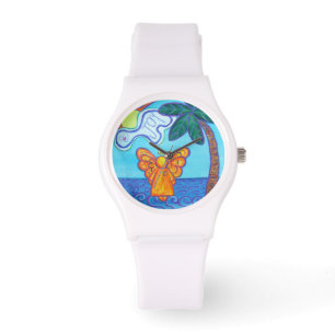 Joardian Beach Engel Custom Art Watch Design Armbanduhr