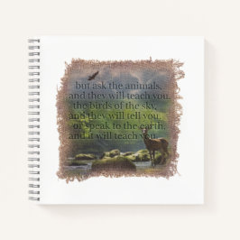 JOB 12:7 - Journal Notizbuch