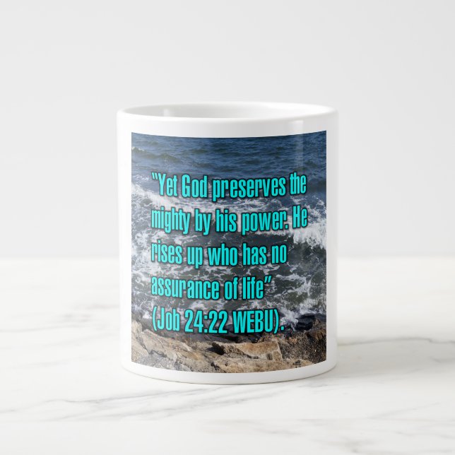 Job 24:22 WEBU Tasse (Vorderseite)