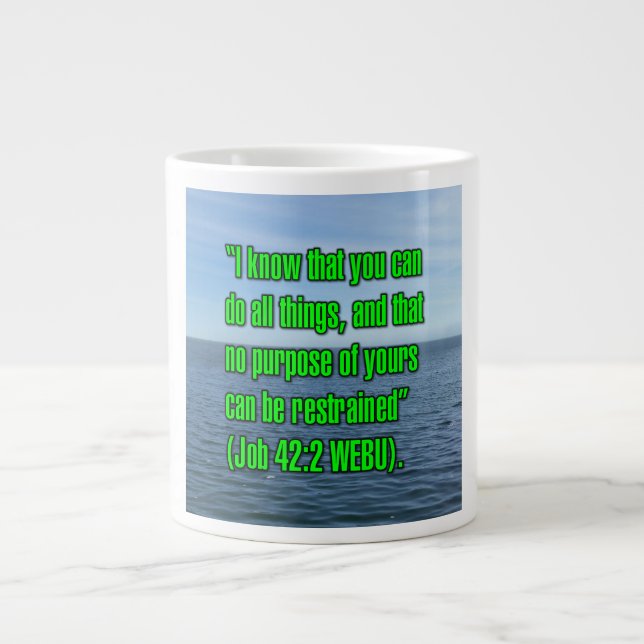 Job 42:2 WEBU Tasse (Vorderseite)