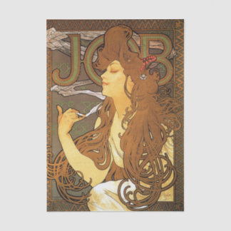 Job by Alphonse Mucha Tissue Paper Seidenpapier