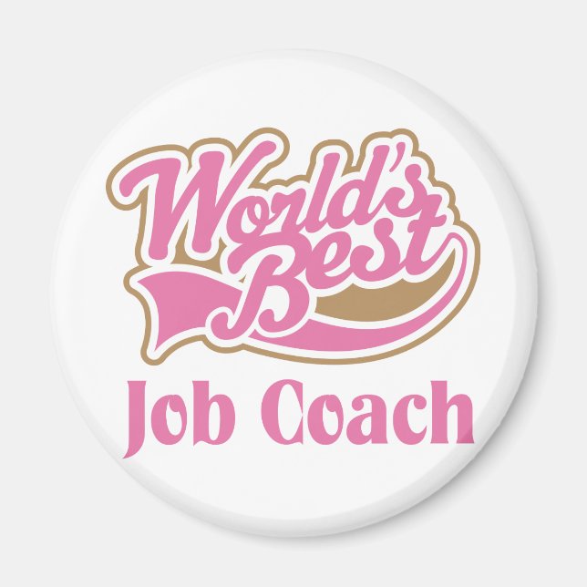 Job Coach Geschenk Magnet (Vorne)