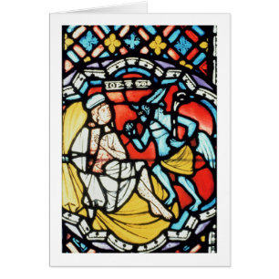 Job gequält vom Teufel, 12. Jahrhundert (befleckt