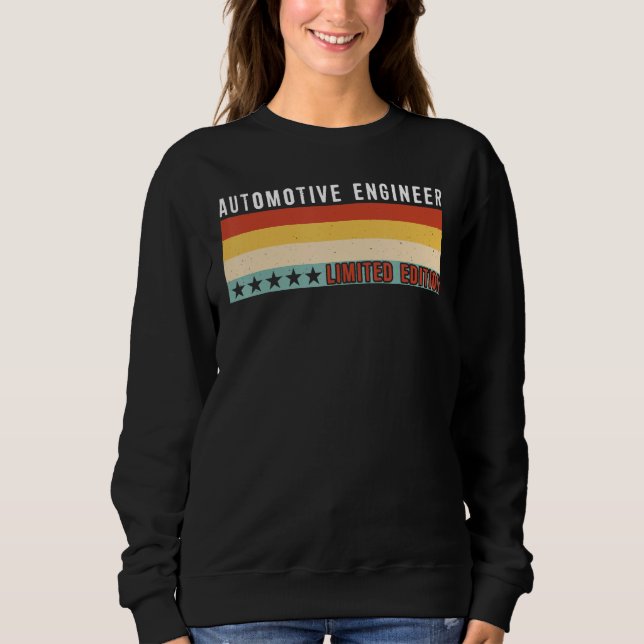 Job Title Professionals für Automobilingenieure Sweatshirt (Vorderseite)