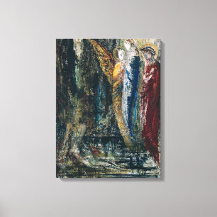 Job und die Engel, c.1890 Leinwanddruck