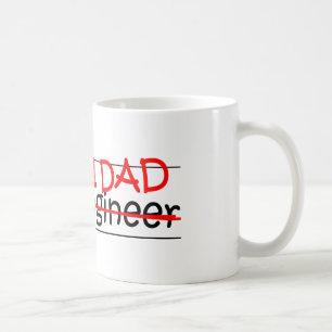 Job-Vater-ziviler Ingenieur Tasse