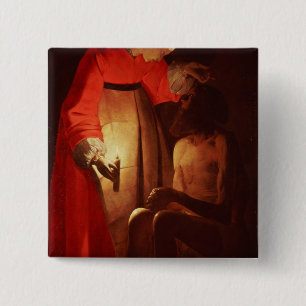 Job verspottet von seiner Ehefrau Button