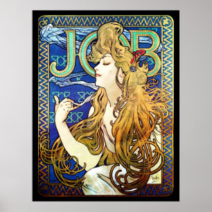 JOB von Alphonse Mucha Poster