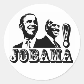 JOBAMA! RUNDER AUFKLEBER