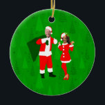 jobiden santa kamala harris christmas keramik ornament<br><div class="desc">"biden santa kamala harris christmas",  "joe biden santa claus",  "joe biden",  "white house",  "President joe biden",  "kamala harris" ,  "hässliche Weihnachten",  "hässliche Weihnachten",  "lustige Weihnachten",  "vice President kamala harris"</div>
