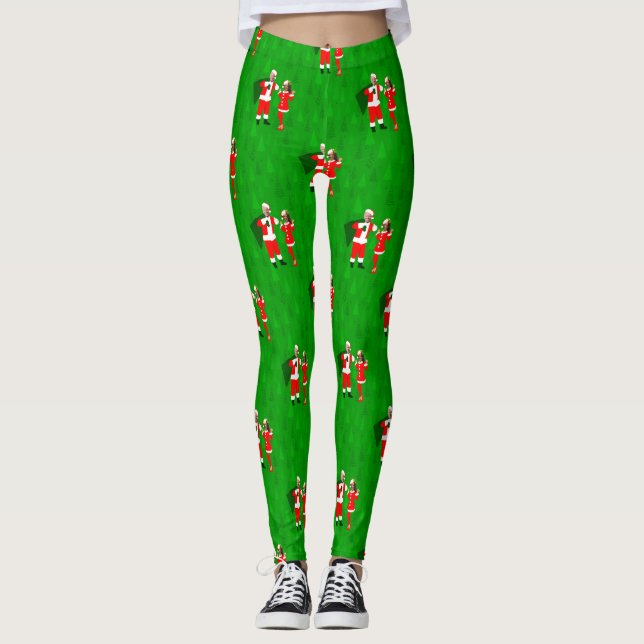 jobiden santa kamala harris christmas leggings (Vorderseite)