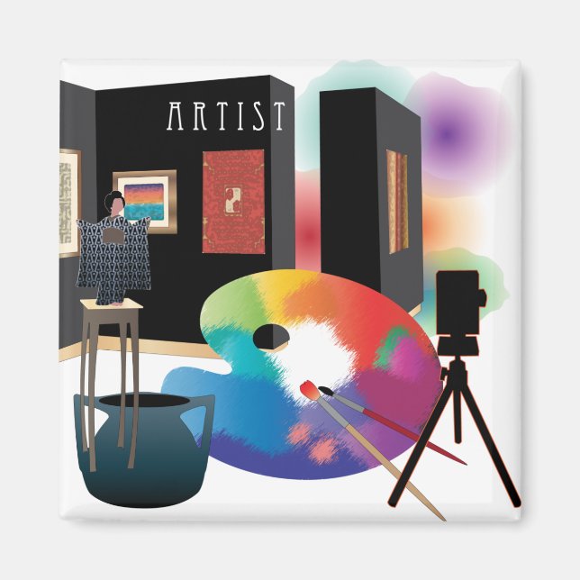 Jobs Artist Magnet (Vorne)