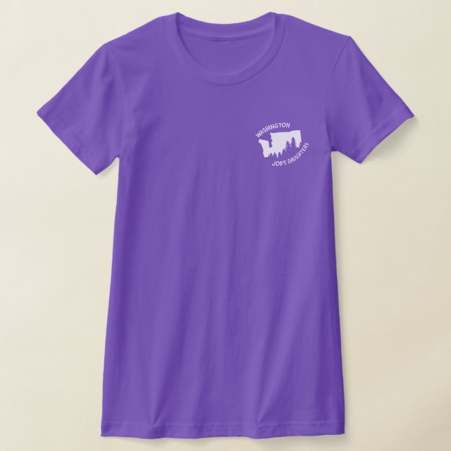 Job's Daughters Washington T - Shirt (mit Zurück) (Ablage )