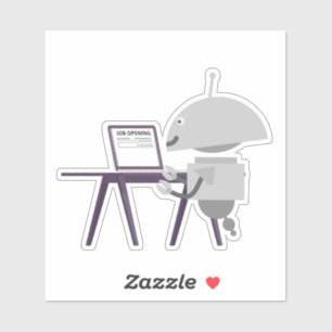 Jobsuche-Mia Aufkleber