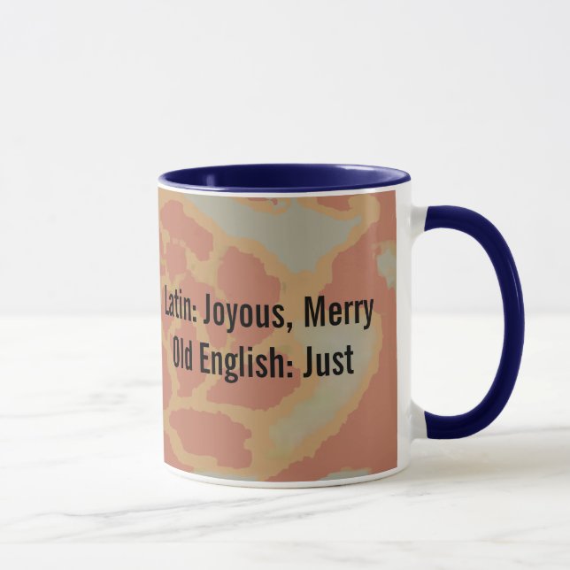 Jocelynbedeutungs-und -namen-Ursprungs-Tasse Tasse (Rechts)