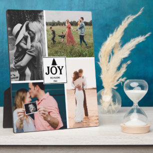 JoChristmas Familie Foto Collage Xmas Fotoplatte